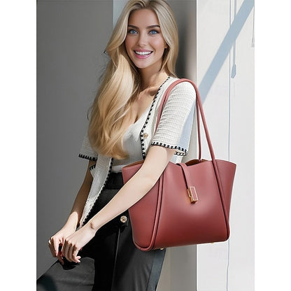 Green Women's Bag Faux Leather Tote