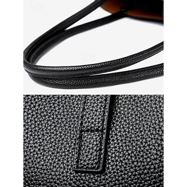 Green Faux Tote Women's Bag Leather