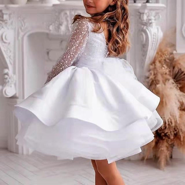 First Girl Dress Girls' Communion Flower