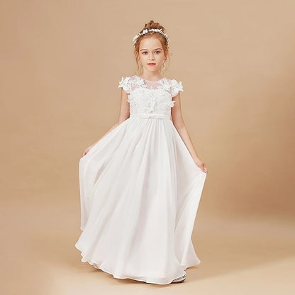 Girl First Dress Communion Flower Princess Girls'