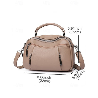 Crossbody Leather Faux Bag Women's