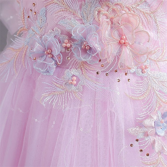 Girl Flower Dress Princess Kid's Girls'