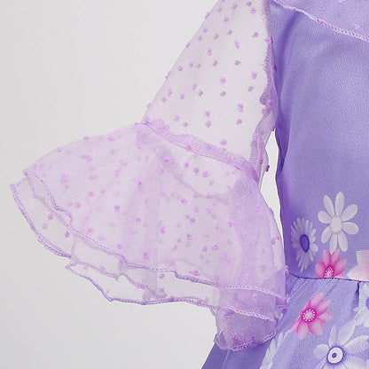 Isabela Girl Dress Encanto Madrigal Princess Fairytale Flower