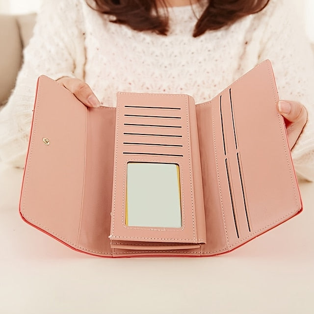 Gold Crown - Wallet Pink Emblem Women's with Quilted