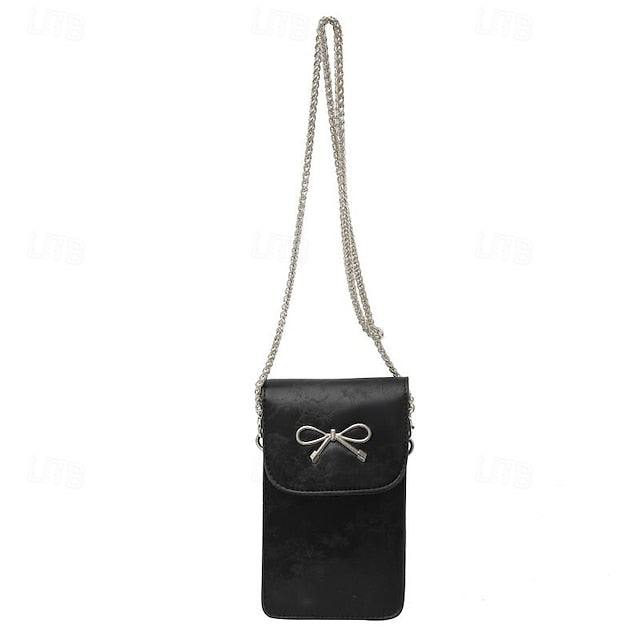 Leather Women's Phone Bag Daily PU Mobile Crossbody