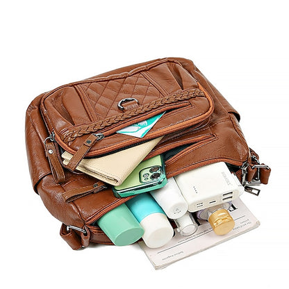 PU Women's Shoulder Leather Bag Crossbody Hobo