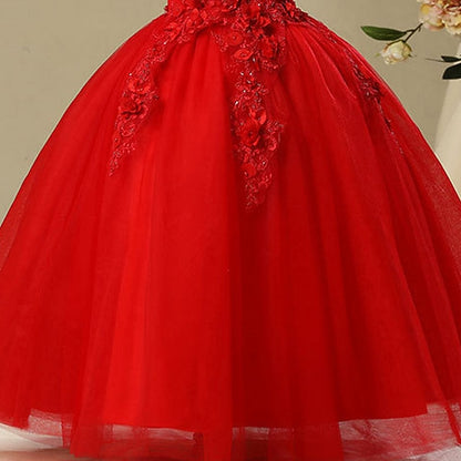 Party Princess Girls' Flower Dress Girl