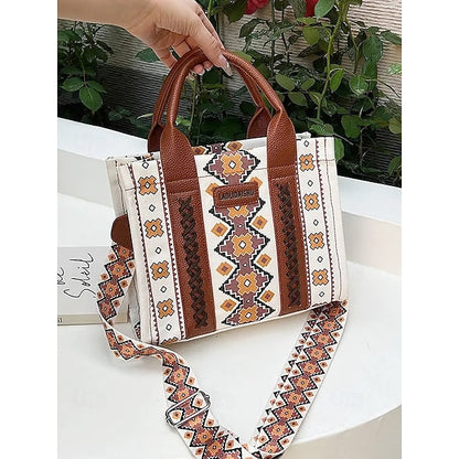 – Ethnic Bag Vintage-Inspired Women's Tote Print Boho