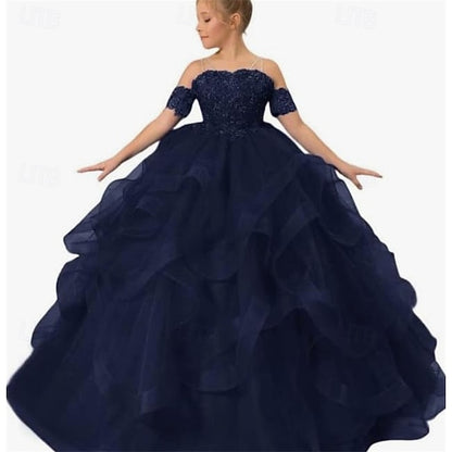 Girls' Flower Dress Kid's Girl Princess