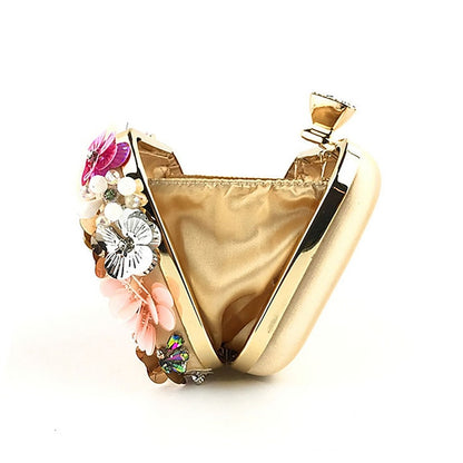 – Clutch Embellished Women's Evening 3D Floral Flower