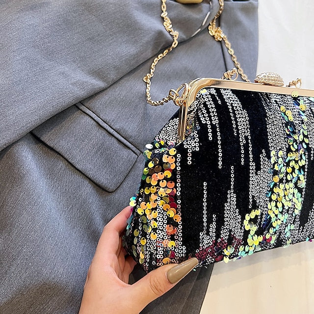 Synthetic Party Handbag Bags Women's Bag Clutch Dome