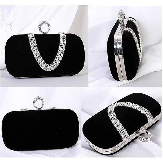 Wristlet Bag Bags Evening Clutch Women's Velvet