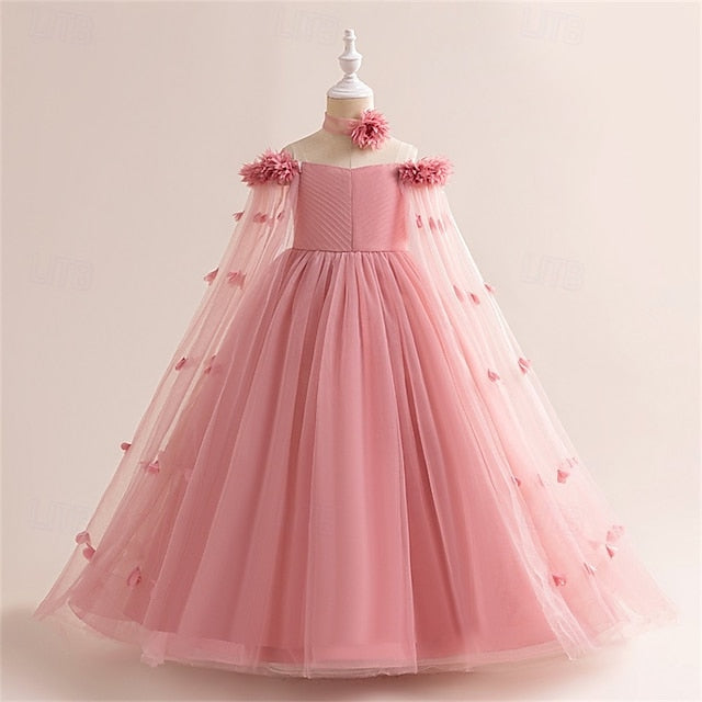 Princess Girl Flower Kid's Dress Girls'
