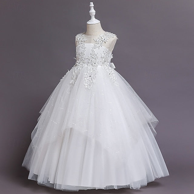 Kid's Flower Dress Girl Princess Girls'