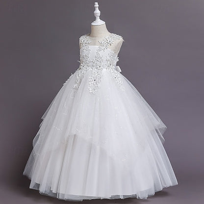 Kid's Flower Dress Girl Princess Girls'