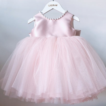 Princess Flower Wedding Girl Party Girls' Dress