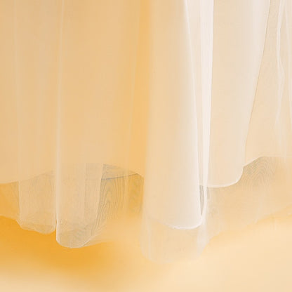 Formal Party Dress Girls' Kids Sleeveless Color Solid