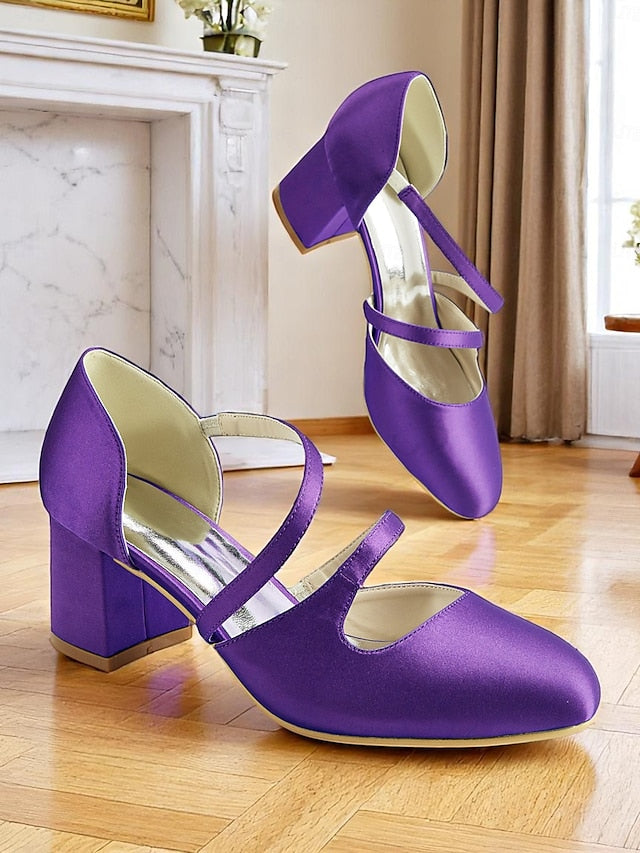 Green Women's Heels Satin – Jane Mary Elegant 1950s Block