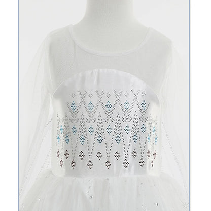 Flower Frozen Girl Fairytale Elsa Dress Vacation Princess