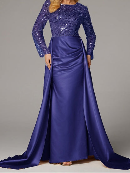 Carnival Masquerade Mermaid Evening Elegant Floor Dress Gown