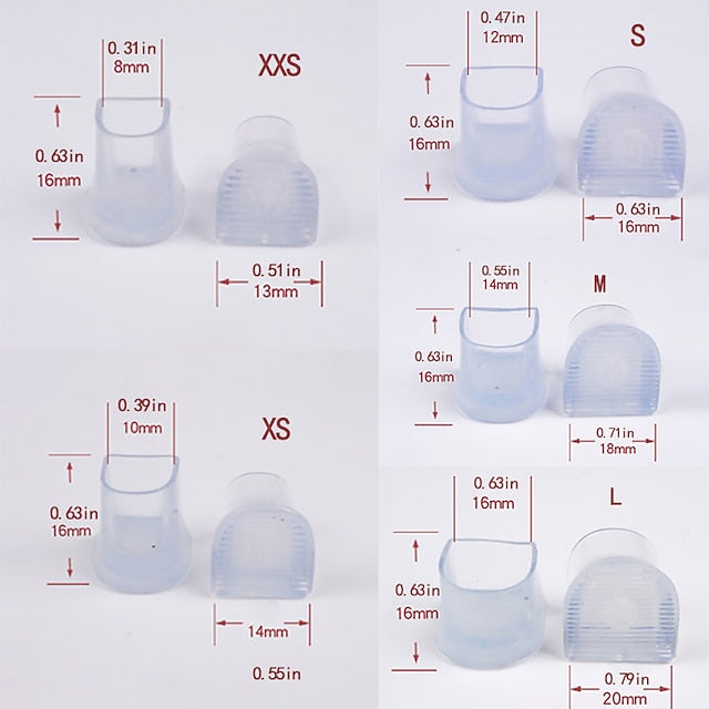 Clear Stiletto High Anti-Slip Heel – Protectors Women for