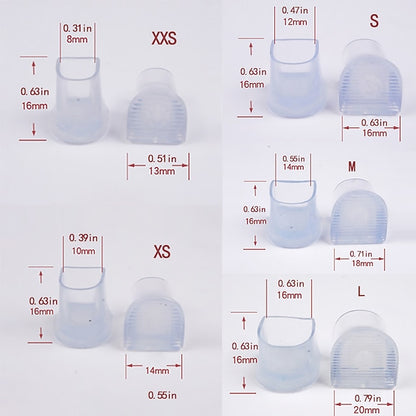 Clear Stiletto High Anti-Slip Heel – Protectors Women for