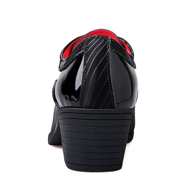 Lace-Up – Leather Stylish Patent Shoes Formal Men's