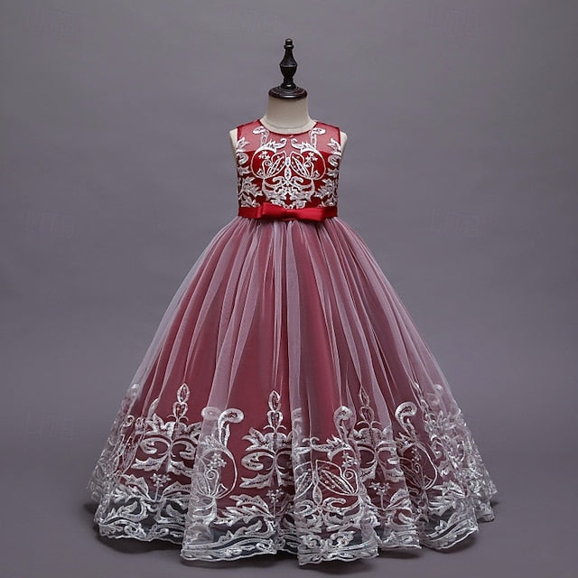 Girl Flower Girls' Dress Kid's Princess