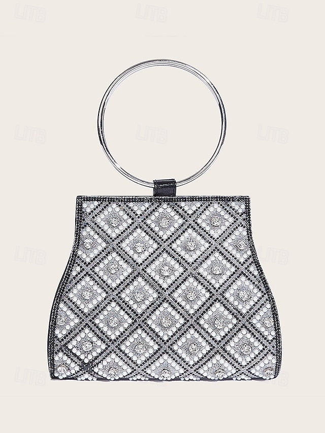 Women's Evening Rhinestone – Clutch Embellished Bag