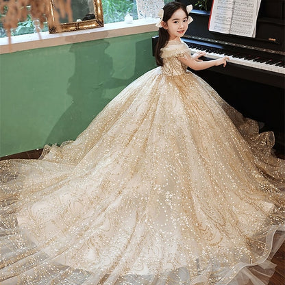 Dress Kid's Girls' Flower Princess Girl