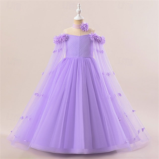 Princess Girl Flower Kid's Dress Girls'