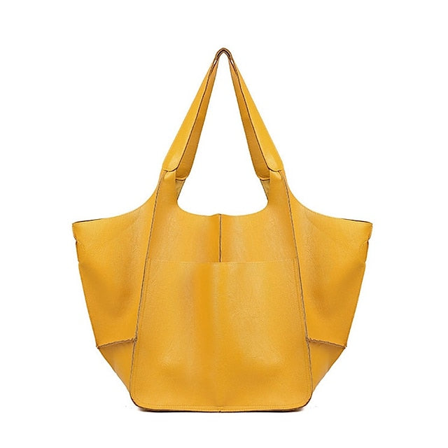 Women's Men's PU Party Leather Bag Shoulder Handbag