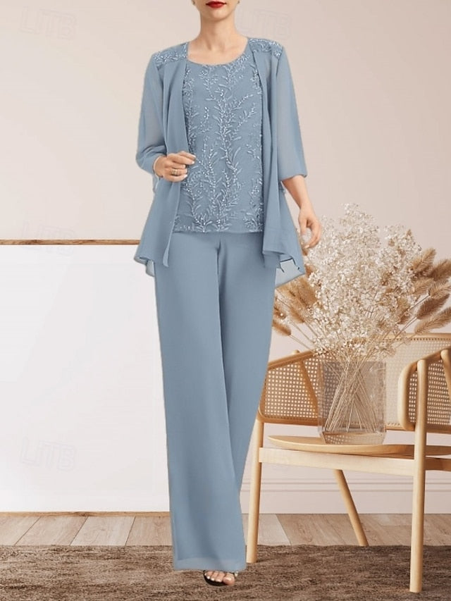 of the Guest Wedding Bride Pantsuit Piece Mother Elegant 3 Dress