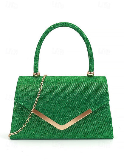 Glitter Chain Strap Bag Evening with Women's Clutch –