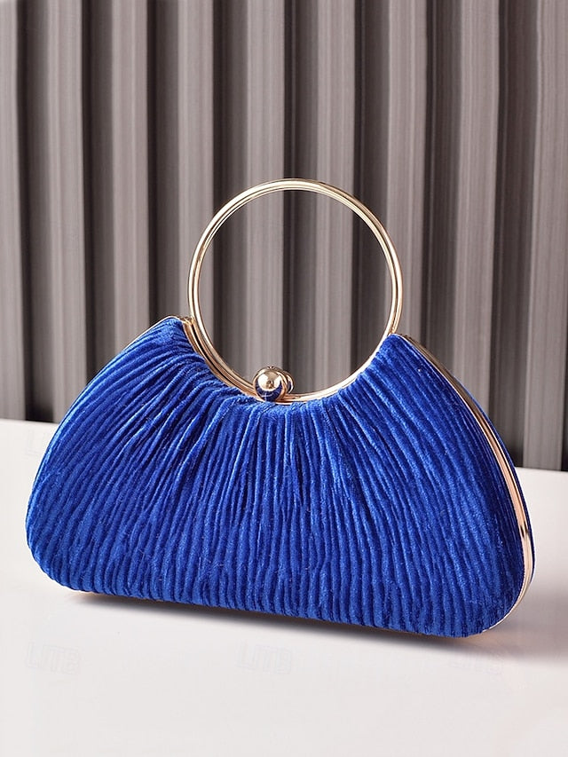 Handbag Party Velvet Women's Christmas Elegant Red –