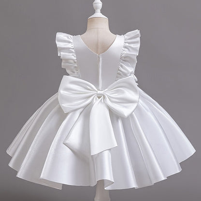 Sleeveless Dress Girls' Wedding Toddler Party Floral