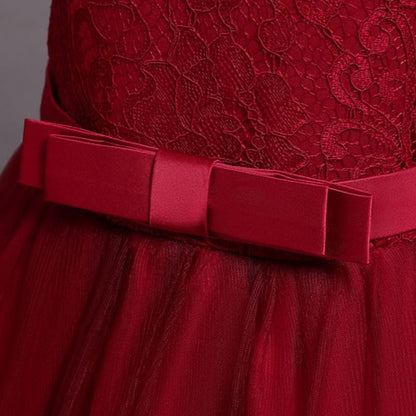 Dress Plain Kids Line Floral Party A Girls' Little