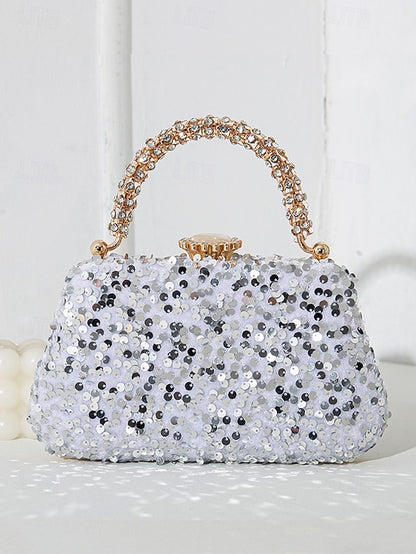 Clutch – Sequin Women's Vintage Embellished Evening Bag