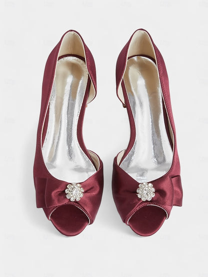 satin a luxurious in crafted Elegant flats sparkling with