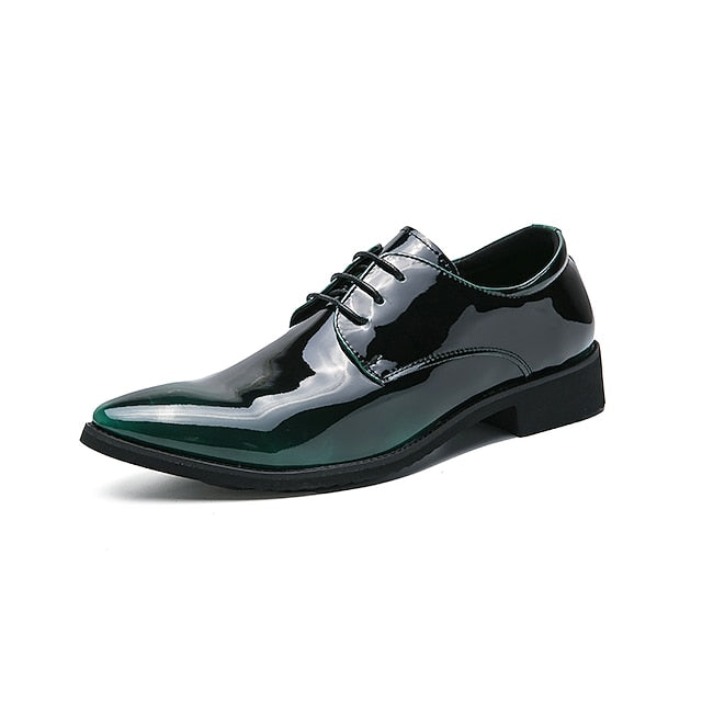 Formal Oxford Shoes Patent – Leather Shiny Men's