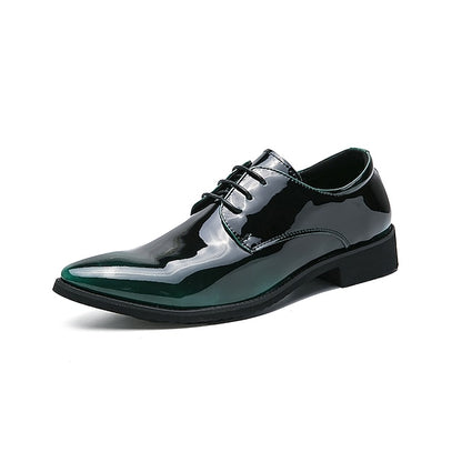 Formal Oxford Shoes Patent – Leather Shiny Men's