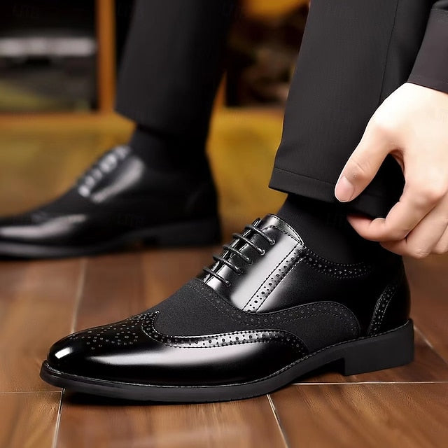 Shoes Men's and Brown – Green Wingtip Two-Tone in Oxford