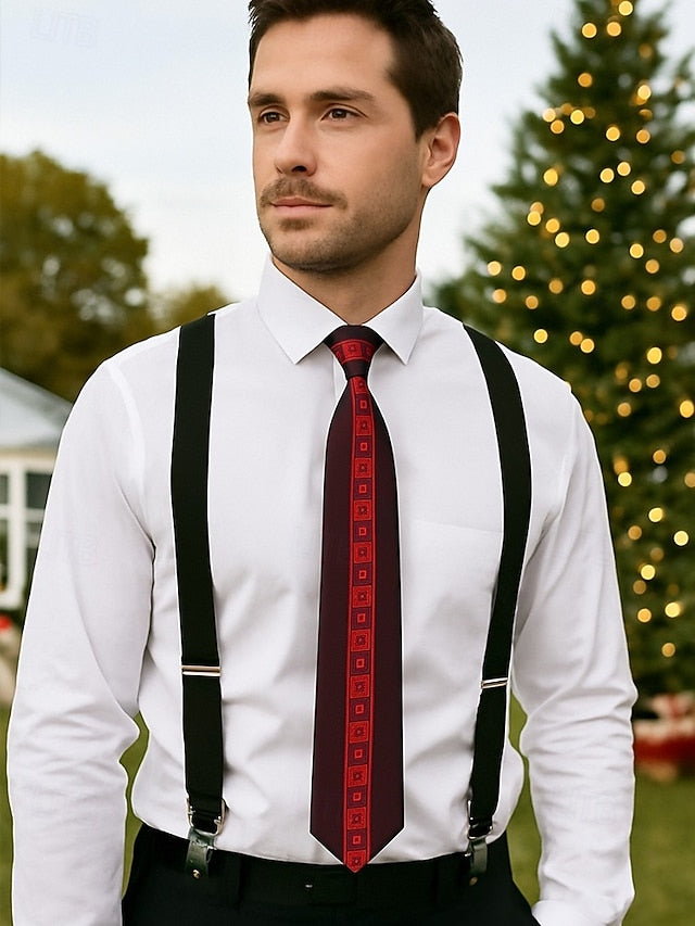Pattern with Polyester Men's Necktie Classic