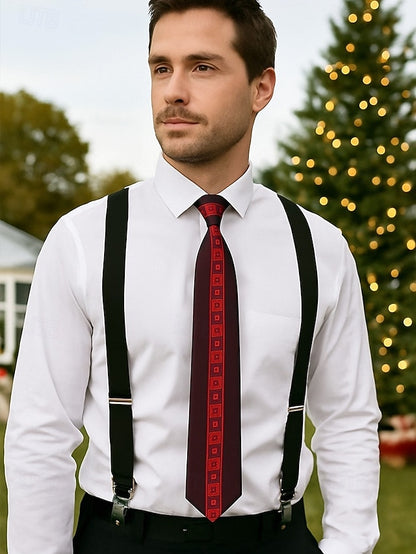 Pattern with Polyester Men's Necktie Classic
