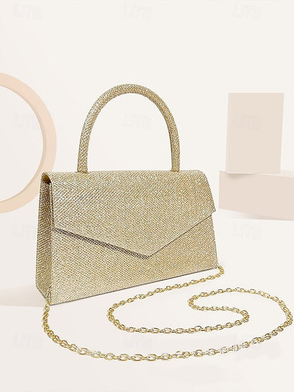 Evening Women's Polyester Shoulder Flap Bag Clutch Bags