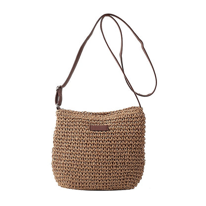 Summer Crossbody Woven Women's – Boho Natural Bag Straw