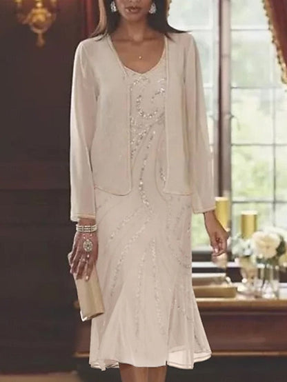 Beach Two the Mother Wedding Dress Formal Bride Mermaid of Piece