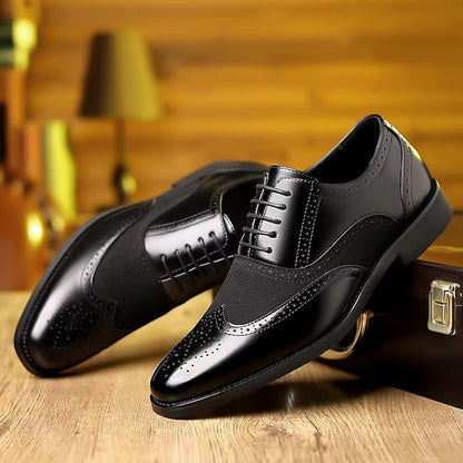 Shoes Men's and Brown – Green Wingtip Two-Tone in Oxford