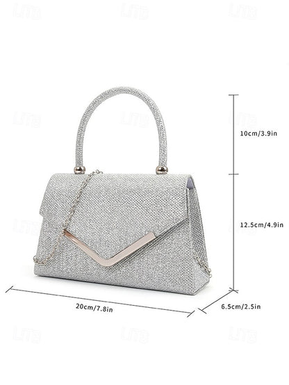 Glitter Chain Strap Bag Evening with Women's Clutch –
