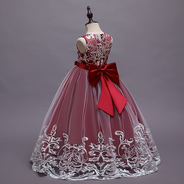 Girl Flower Girls' Dress Kid's Princess